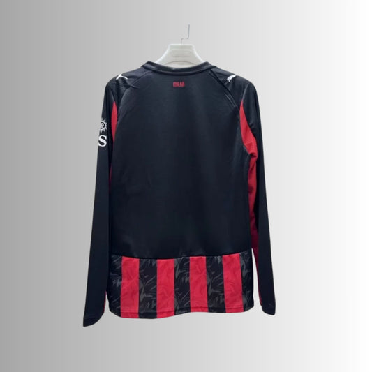 25-26 AC Milan Home Jersey Long Sleeve