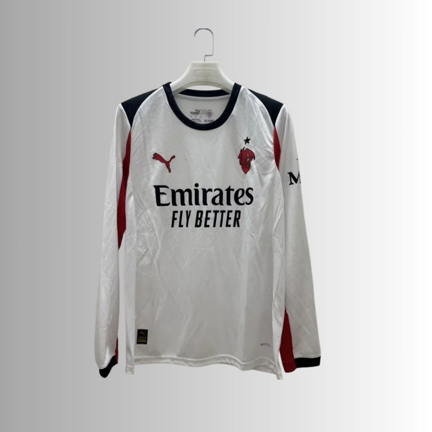 25-26 AC Milan Away Jersey Long Sleeve